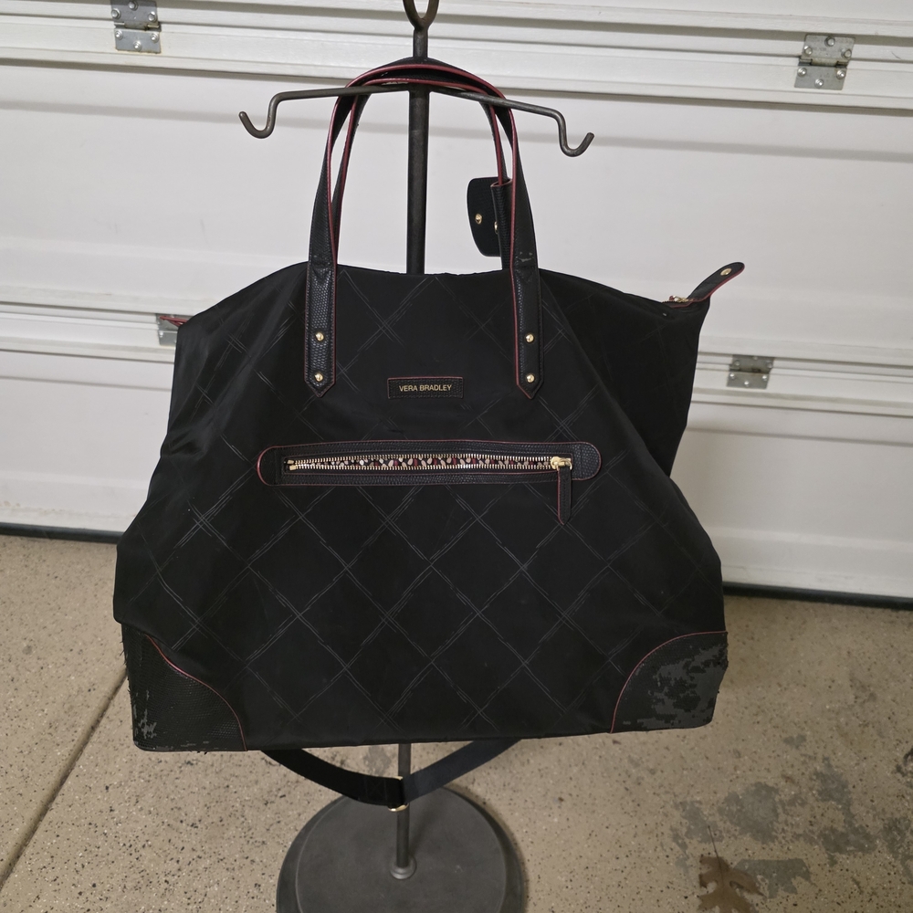 Vera Bradley Black Tote Bag